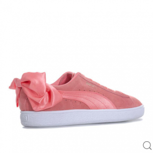 Puma 蝴蝶结鹿皮女鞋