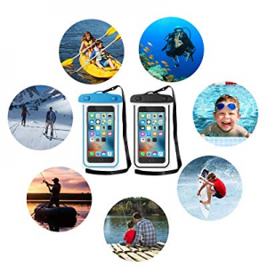 Universal Waterproof Case - Topwey IPX8 Waterproof Phone Pouch - Cellphone Dry Bag Compatible for iP