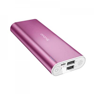 Portable Charger Yoobao 10000mAh Power Bank High-Speed Charging 2 USB Ports with Flashlight External