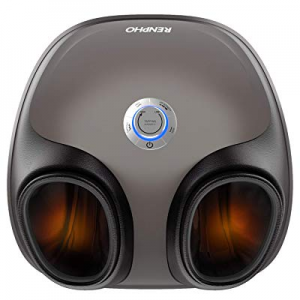 RENPHO Foot Massager with Shiatsu Tapping Heat and Air Compression, Deep Kneading Electric Foot Mass