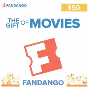 Amazon - Fandango礼卡大促，原价$50的卡现只需$40