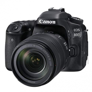 Canon Digital SLR Camera Body [EOS 80D] and EF-S 18-135mm f/3.5-5.6 Image USM Lens @ Amazon