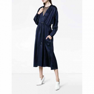 JONATHAN SIMKHAI Santiago v领提花连衣裙