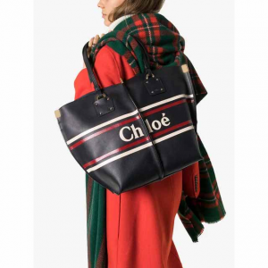 CHLOÉ logo托特包