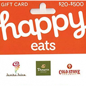 $50 Happy Eats Gift Card $40 @Amazon