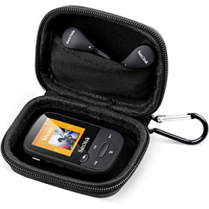 RISETECH Earbud Case Earphone Carrying Case Waterproof Hard EVA Protective MP3 Player Case Mini Wire