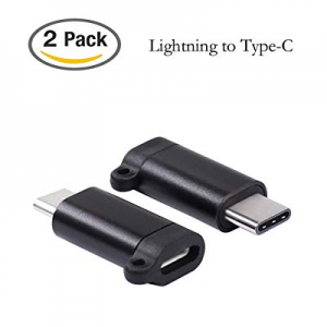 USB-C Adapter with Keychain - i OS Cable Female to USB Type C Male,Data Sync and Charging Adapter fo