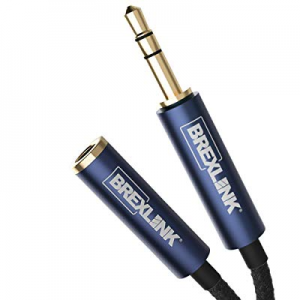 BrexLink Headphone Extension Cable, [2-Pack,4ft,Hi-Fi Sound] 3.5mm Auxiliary Extension Cable Nylon B