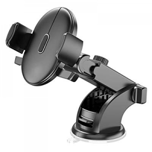 Phone Holder for Car, Dashboard Windshield Stand 360° Rotation Stretchable One Touch Car Phone Mount