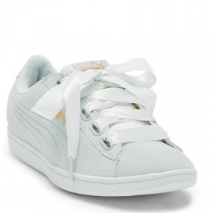 PUMA Vikky Ribbon Suede Sneaker womens