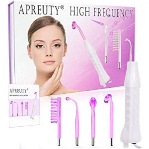 High Frequency Facial Machine, APREUTY Portable Handheld High Frequency Device Violet Ray Argon Acne