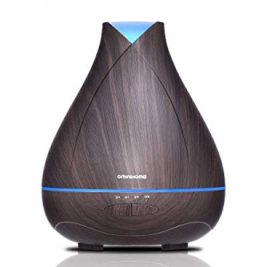 Aromatherapy Essential Oil Diffuser 530ml Cool Mist Ultrasonic Fragrance Scent Air Humidifier Wood G