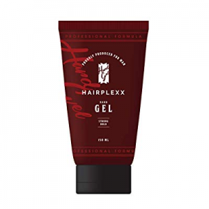 Hairplexx Hair Gel for Men - Hair Gel of Super Hard with Holding Effect All Day- Paraben Free,150g /