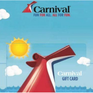 Carnival Cruise $ 200 Gift Card (Email Delivery) for $185 @Newegg
