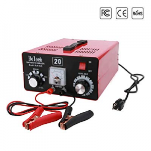 Beleeb Automatic Battery Charger 12V / 24V/ 36V / 48V / 60V / 72V Trickle Charger Desulfator for Gol