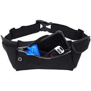 i2 Gear Running Belt - Cell Phone Belt Holder with Pouch for iPhone X XS 8 7 6 6S 6 5 5S SE & Galaxy