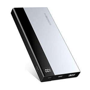 Aibocn Neptune 13000mAh Power Bank USB C Rapid Dual Input Portable Charger with Digital Display for 