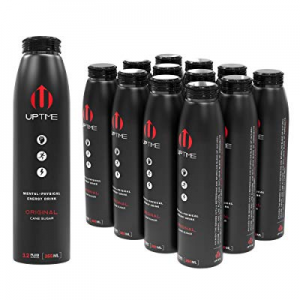 UPTIME Energy, Ready to Drink Supplement, Original, 12 Ounce Bottles (Case of 12)