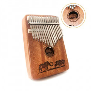 TRSCIND Kalimba 17 Key Thumb Piano, Finger Piano Mbira 17 Tone Musical instrument with Tune-Hammer a