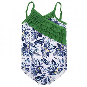 AGTCARE Girls One Piece Swimsuit Ruffle Swimwear Beach Bathing Suit 4-11 Years now 45.0% off 