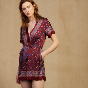 Sandro Paris 印花连体衣裤