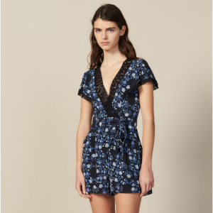 Sandro Paris 印花连体衣裤