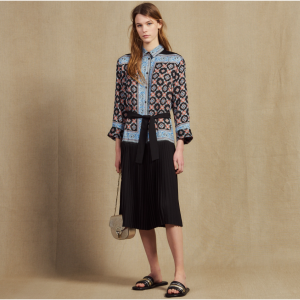Sandro Paris 印花衬衫裙