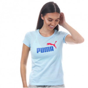 Puma女士纯棉修身短袖T恤