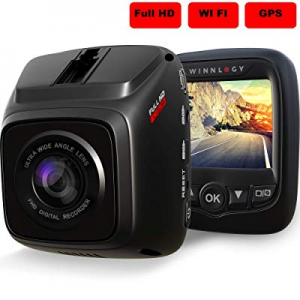 Dash Cam SuperCapacitor 1080p Full HD 30fps, Car Dash Camera with GPS 170° View, Wi-FI, GPS Dashboar