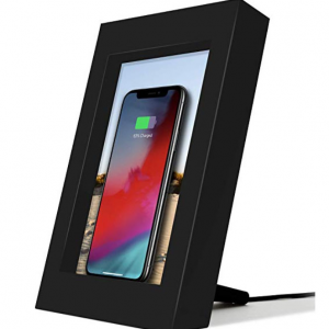 Twelve South PowerPic | Picture Frame Stand with Integrated 10W Qi Charger for iPhone @ Amazon