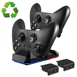 RegeMoudal Xbox One Controller Charger, High Speed Charging Station for Xbox One/ One X/ One S/ One 