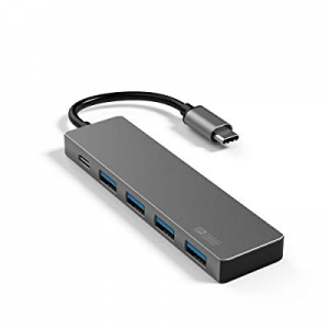 USB C Hub, PURKIN 5-in-1 Premium USB C Adapter with USB C Port, USB 3.0 Ports, for MacBook Pro 2016/
