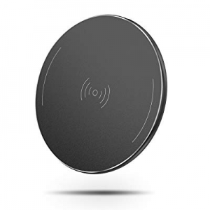 OMOTON Wireless Charger, Ultra-Slim Wireless Charging Pad with Anti-Slip Rubber for iPhone Xs Max/Xs