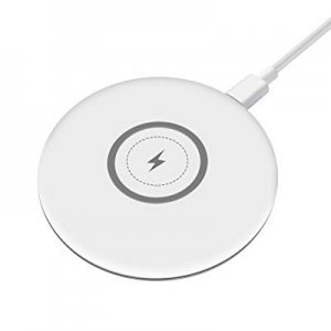 Fast Wireless Charger, Flashda Qi Certified Wireless Charging Pad 10W Compatible Galaxy S9/S9+/S8/S8