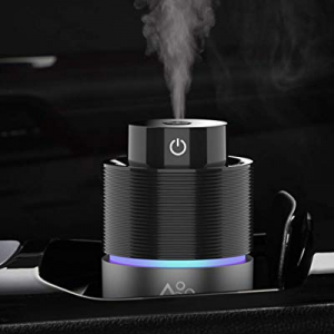 Vyaime USB Car Essential Oil Diffuser Home Humidifier Air Freshener,7 Colors LED Light 200mL Big Vol