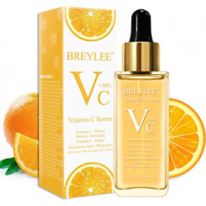 Vitamin C Serum, BREYLEE Anti-Aging Facial Serum with Hyaluronic Acid, Retinol, and Vitamin E Moistu