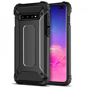 Galaxy S10 Plus Case, Jiunai Ultra Hybrid Shockproof Drop Protection Anti Slip Dual Layer TPU Hard S