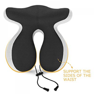 Lumbar Support Pillow/Back Cushion, Coisum Orthopedic Memory Foam Back Pillow for Computer/Office Ch