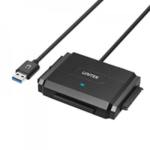 SATA/IDE to USB 3.0 Adapter, UNITEK IDE Hard Drive Adapter for Universal 2.5"/3.5" Inch IDE and SATA