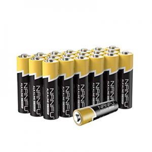 NANFU No Leakage Long Lasting AA 20 Batteries [Ultra Power] Premium LR6 Alkaline Battery 1.5v Non Re