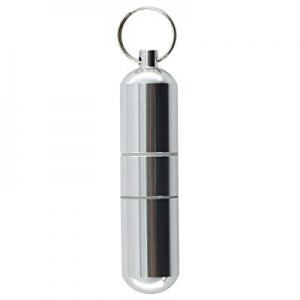 Toothpick Holder Pocket Toothpick Case Portable, Mini Pill Box Keychain, Aluminum Cigarette Case