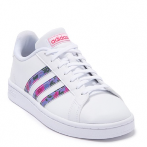 adidas Grand Court 阿迪彩色三道杠小白鞋
