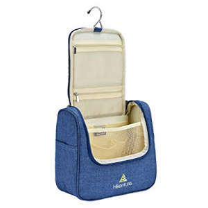 Travel Hanging Toiletry Bag by Hikenture | Cosmetics, Makeup and Toiletries Organizer | Compact Bath