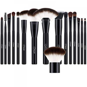 BESTOPE Makeup Brushes Set 16 PCs Cosmetic Blush Brushes Premium Synthetic for Foundation Blending P