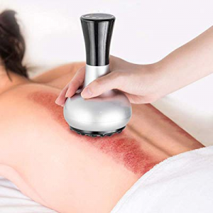 NEWKEY 2-in-1 Gua Sha Scrapping Massager and Vacuum Cup Therapy Tool with Heated Suction Cupping - H