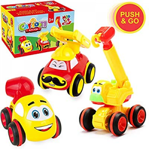 Toys for a 2 Year Old Boy - 3 Friction Powered Trucks for 2+ Year Old Boys now 55.0% off , Push & ..