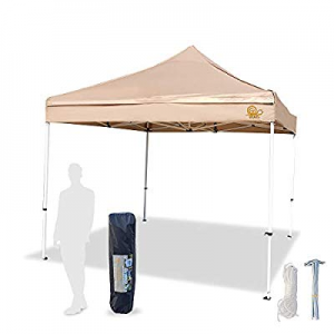 GZAIL Canopy Tent Commercial Instant Shelter 10X10 Khaki now 30.0% off 