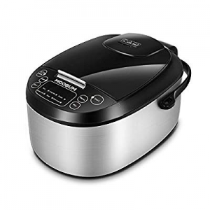 Moosum Electric Rice Cooker now 30.0% off , 6-in-1 Steel Cooker, Multi-use Programmable Slow Cooke..