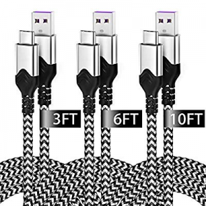 Deegotech USB C Cable,10ft 6ft 3ft Extra Long Durable Charging Cable for LG G8 G7 V50 ThinQ V20 G6 G