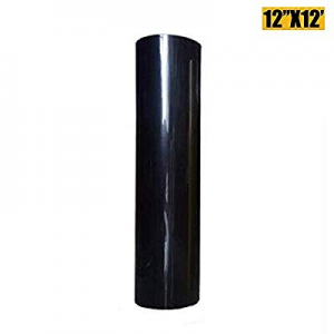 Heat Transfer Vinyl HTV for T-Shirts 12 Inches by 12 Feet Rolls (Black, 12inx12ft) now 80.0% off 